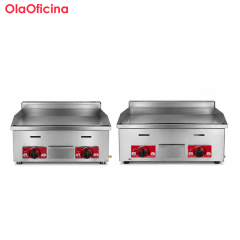 Commercial LPG Gas Griddle Flat Plate Fryer