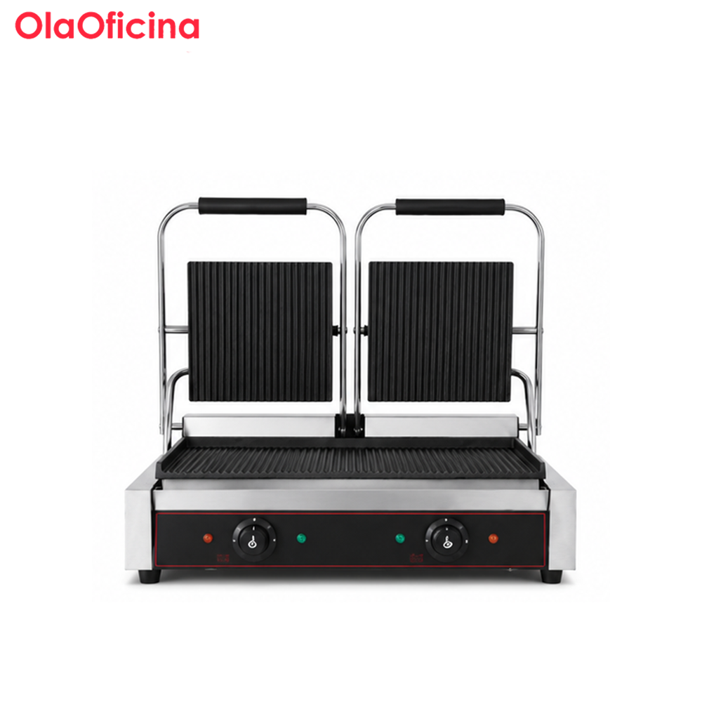 Commercial Double Electric Contact Grill GH-813