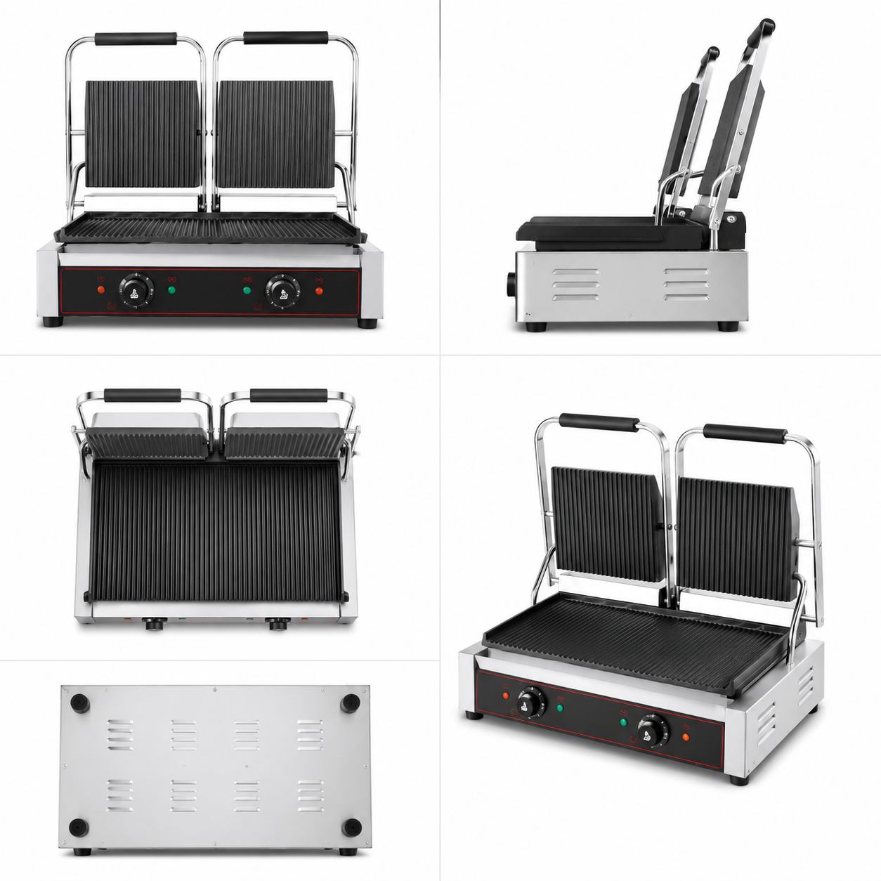 Commercial Double Electric Contact Grill GH-813E