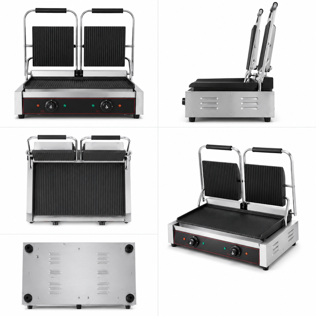 Commercial Double Electric Contact Grill GH-813