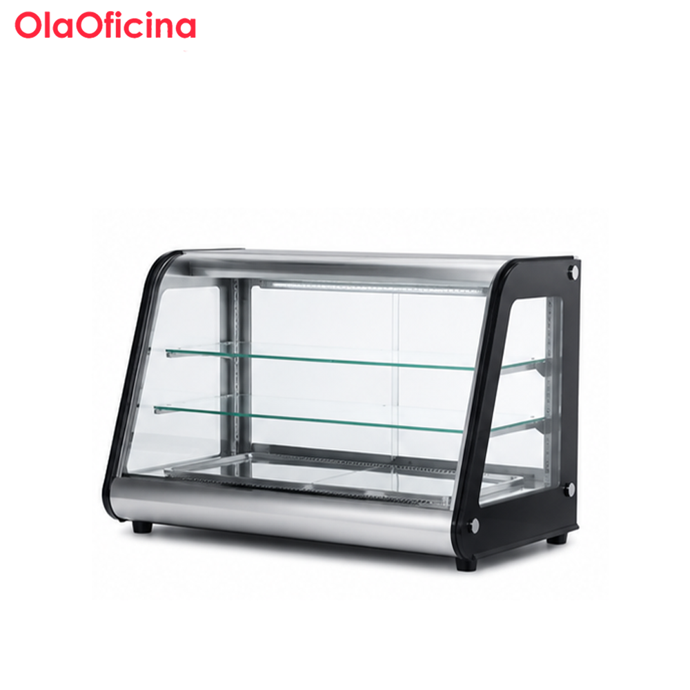 Commercial Stainless Steel Food Display Warmer With Heated Showcase