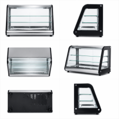 Commercial Stainless Steel Food Display Warmer With Heated Showcase