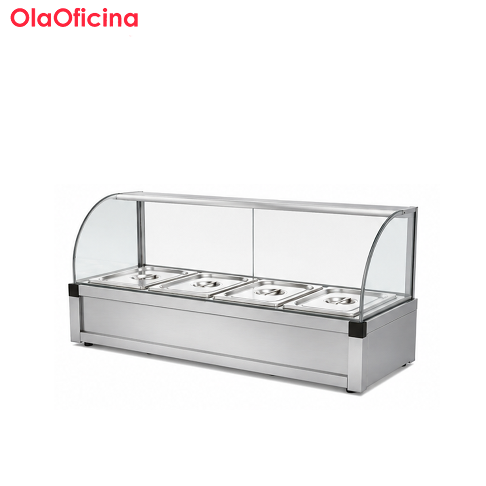 4P-B Single Layer Bain Marie Display Warmer | Commercial Buffet
