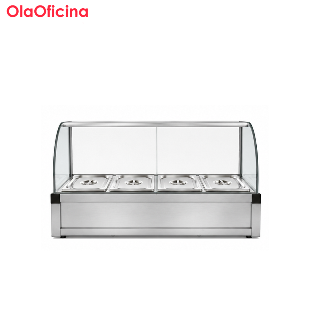 4P-B Single Layer Bain Marie Display Warmer | Commercial Buffet