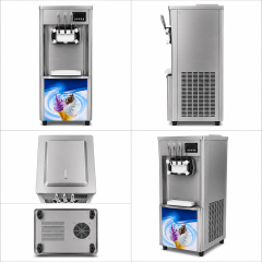 Commercial 2+1 Flavor Floor Standing Soft Ice Cream Machine | BQL-A22