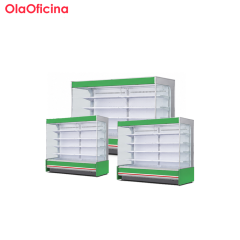 Commercial Open Air Multideck Display Refrigerator Series | Fresh Produce Air Curtain Merchandiser