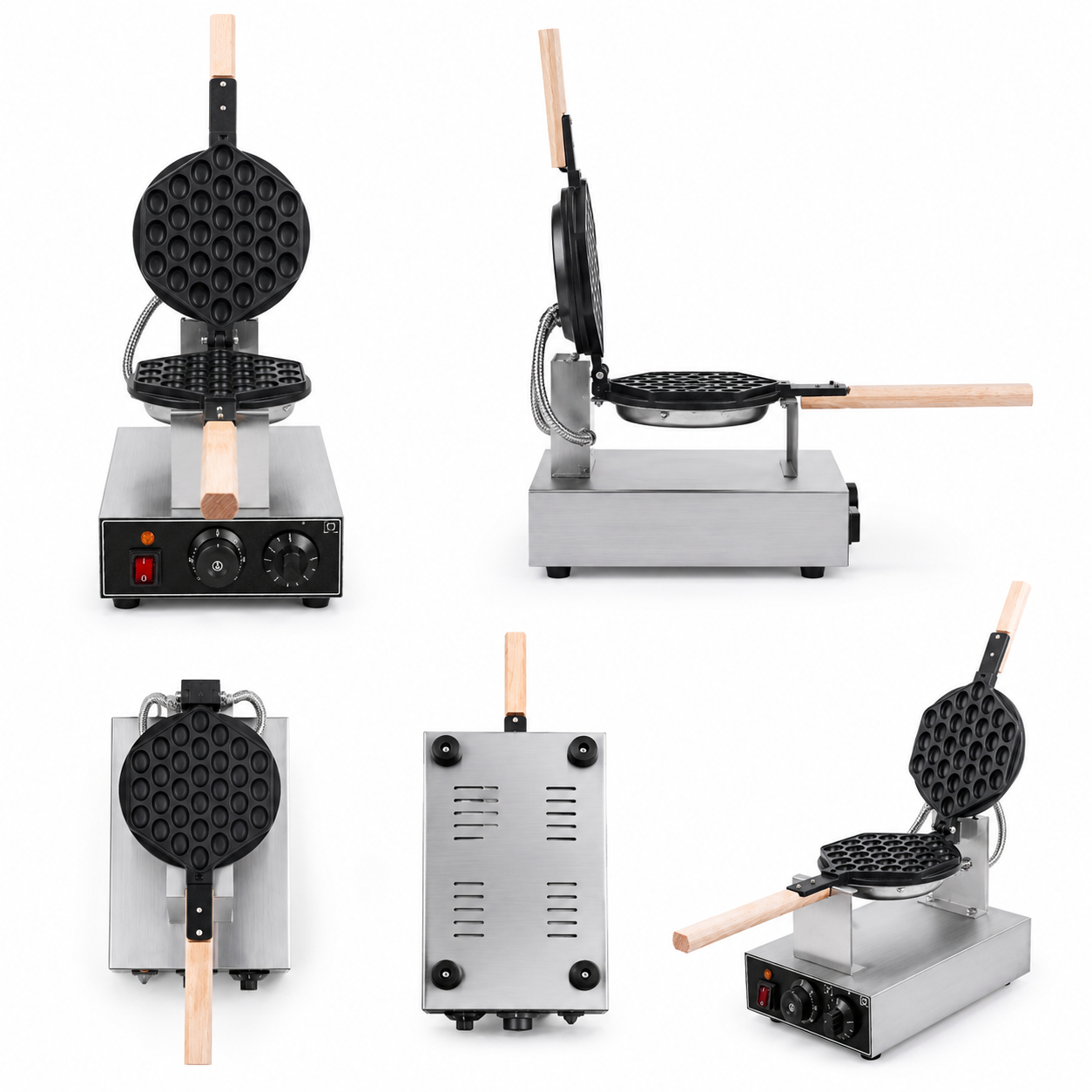 HC-008 Single-Head Round Egg Waffle Machine