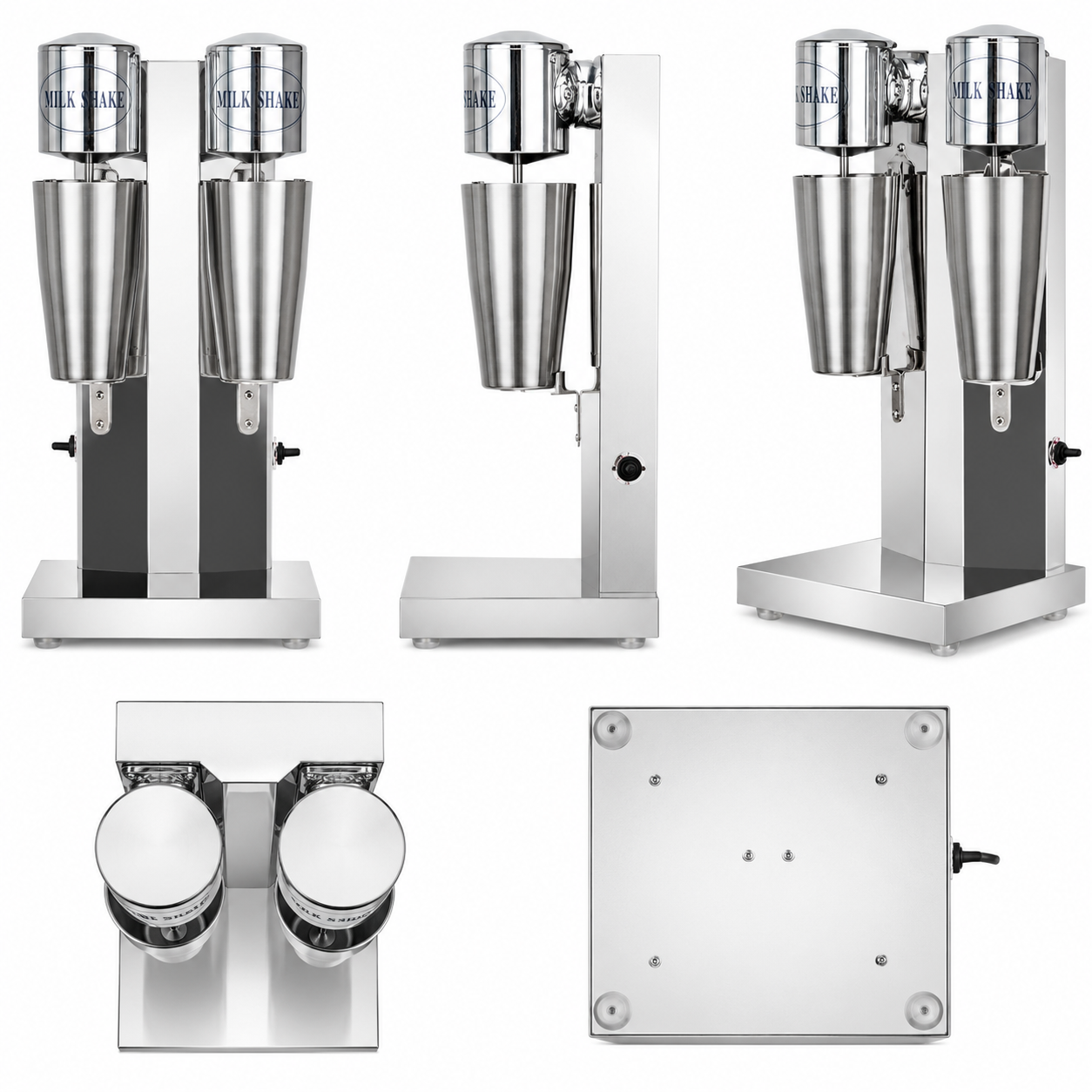 Commercial Milkshake Machine MS-SS1 / MS-SS2 Stainless Steel Mixer