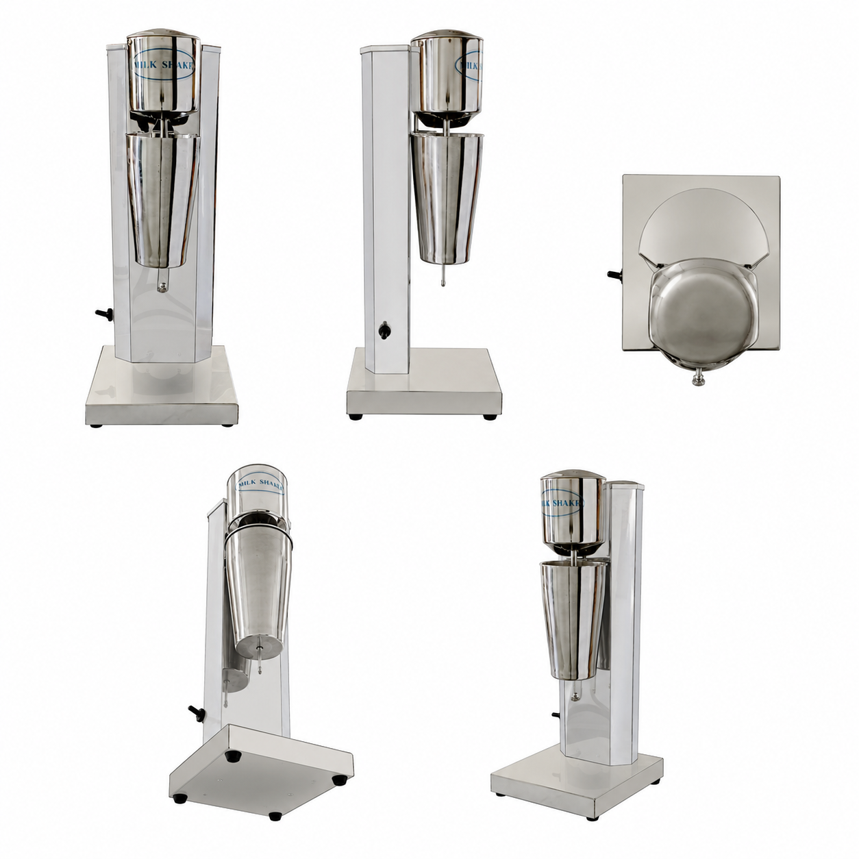 Commercial Milkshake Machine MS-SS1 / MS-SS2 Stainless Steel Mixer