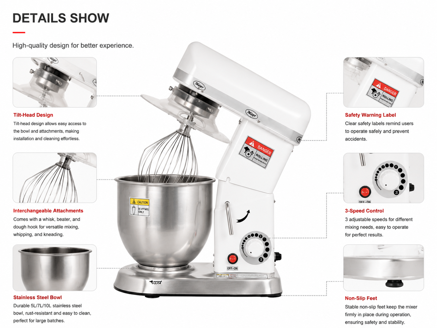 SL-B Series Commercial Food Mixer