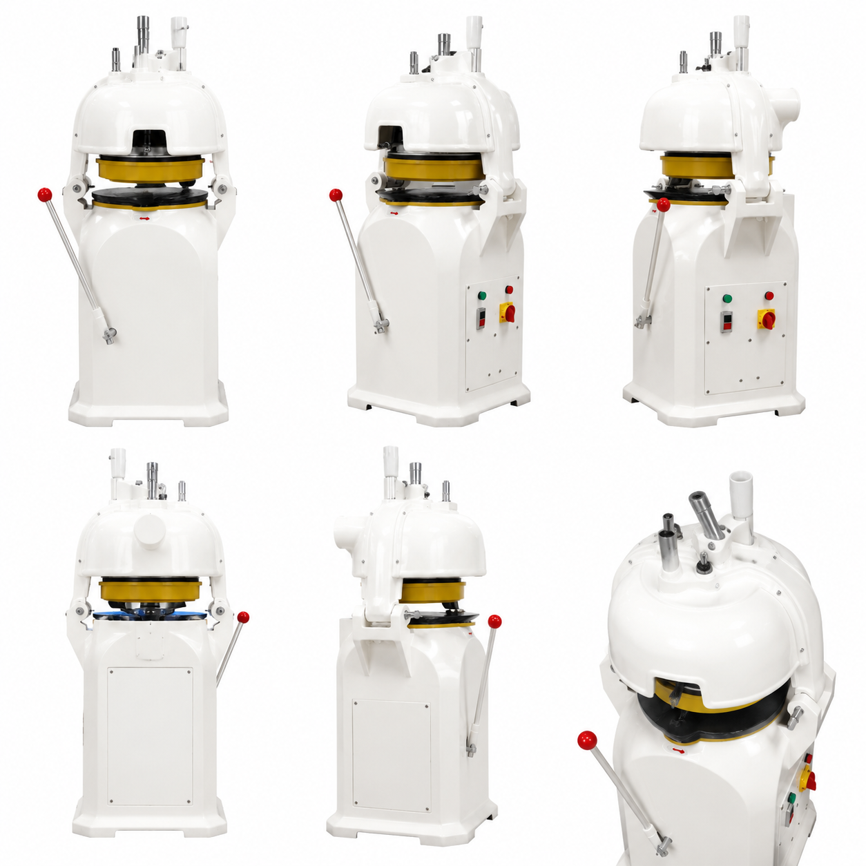 Semi-Automatic Dough Divider and Rounder Machine