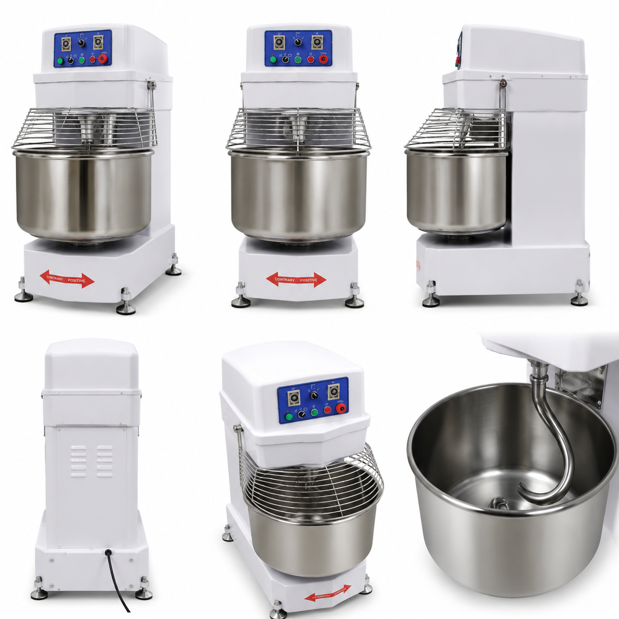 Industrial Spiral Dough Mixer for Bakery Production