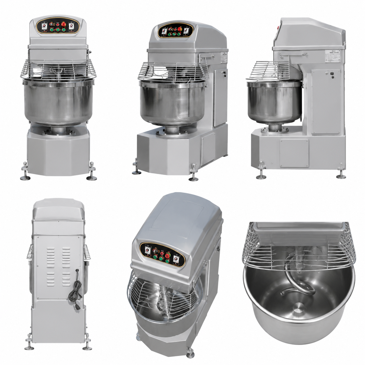 HS Industrial Spiral Dough Mixer for Large Scale Bakery Production