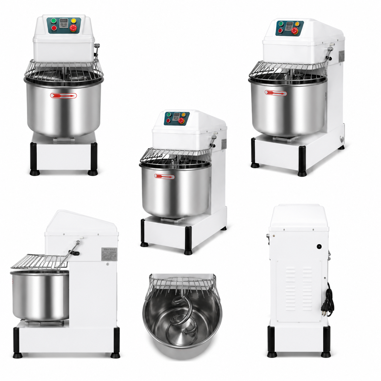 HS Series Double Action Two Speed Spiral Dough Mixer