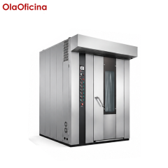 Industrial Gas/Oil/Diesel Rotary Rack Oven for Large Bakery Production