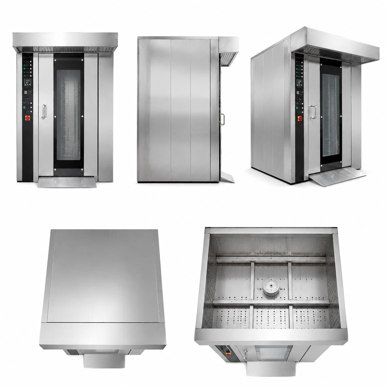 Diesel Electric Dual Heating Rotary Rack Oven with 32 Tray Capacity