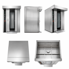 Diesel Electric Dual Heating Rotary Rack Oven with 32 Tray Capacity