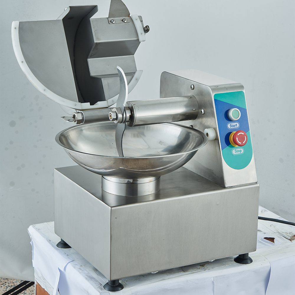 Commercial Bowl Cutter Machine for Meat Processing and Food Preparation