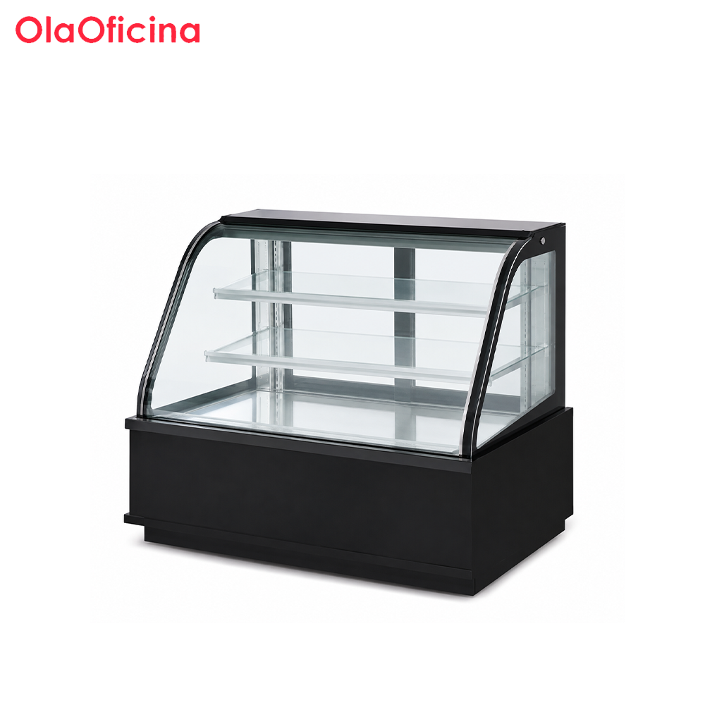 Arc-Shaped Refrigerated Cake Display Showcase | Commercial Bakery Cake Cabinet