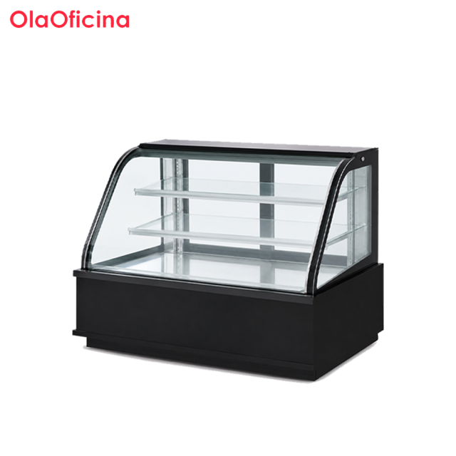 Arc-Shaped Refrigerated Cake Display Showcase | Commercial Bakery Cake Cabinet