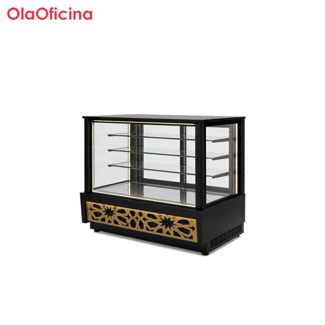 Right-Angle Refrigerated Cake Display Showcase | 1200A / 1500A Commercial Cake Cabinet