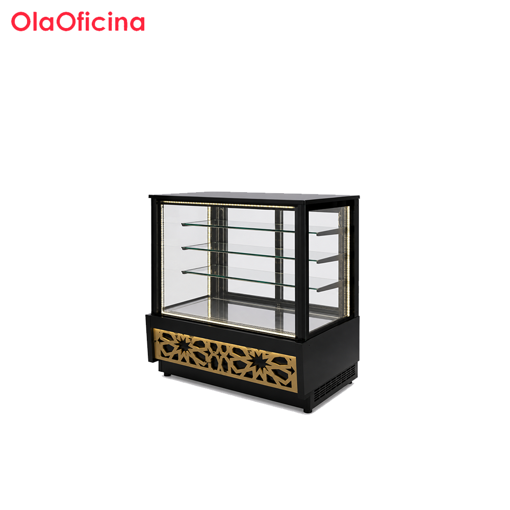 Right-Angle Refrigerated Cake Display Showcase | 1200A / 1500A Commercial Cake Cabinet