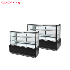 Right-Angle Refrigerated Cake Display Showcase | 1200 / 1500 Commercial Cake Display Cabinet