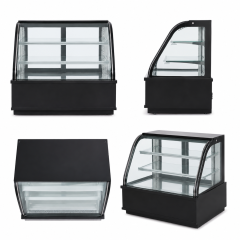 Arc-Shaped Refrigerated Cake Display Showcase | Commercial Bakery Cake Cabinet