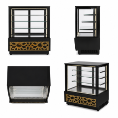 Right-Angle Refrigerated Cake Display Showcase | 1200A / 1500A Commercial Cake Cabinet