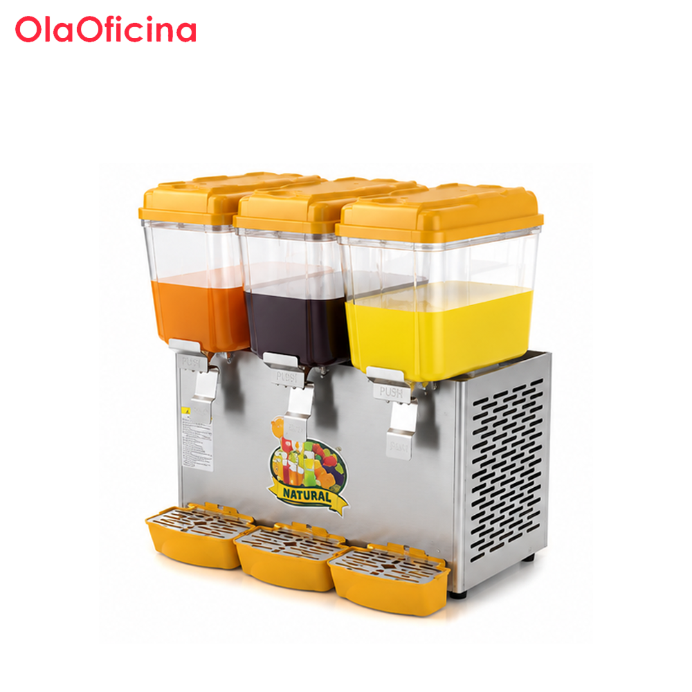 Commercial Agitator Type Hot & Cold Drinks Machine | DN338 / DN338A Triple-Tank Beverage Dispenser