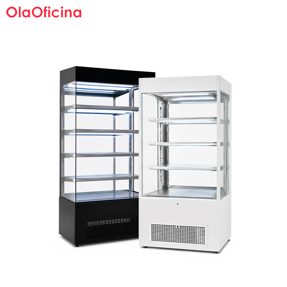 Wind Curtain Refrigerated Cake Display Cabinet | 1.2M / 1.5M Open Front Bakery Showcase