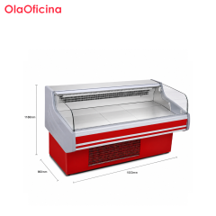 Commercial Meat Ark Display Refrigerator | XLRG Series Red Open Meat Chiller