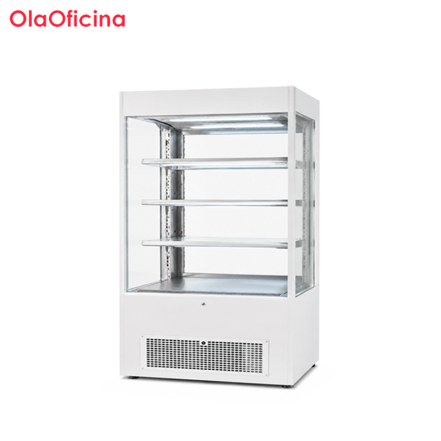 Wind Curtain Refrigerated Cake Display Cabinet | 1.2M / 1.5M Open Front Bakery Showcase