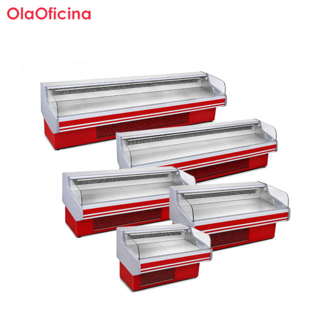 Commercial Meat Ark Display Refrigerator | XLRG Series Red Open Meat Chiller
