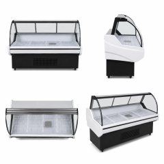 Commercial Meat Ark Display Refrigerator | XRG-15 Fresh Meat Chiller Showcase