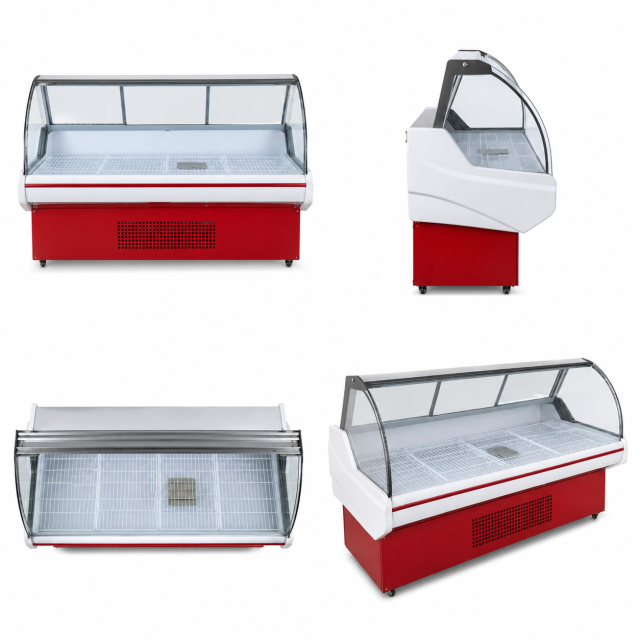 Commercial Meat Ark Display Refrigerator | XRG-15 Fresh Meat Chiller Showcase