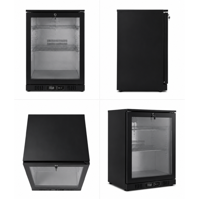 Commercial Wine Cooler Refrigerator | 1 Door Fan Cooling Wine Cabinet