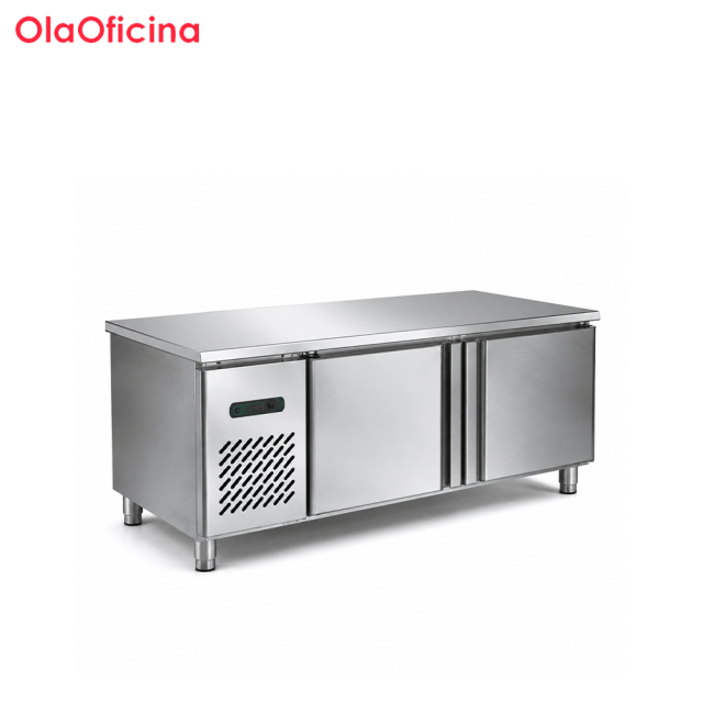 Commercial Deluxe Refrigerated Workbench | Stainless Steel Prep Table Refrigerator TC0.25L2GA