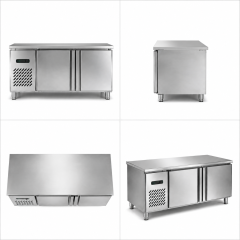 Commercial Deluxe Refrigerated Workbench | Stainless Steel Prep Table Refrigerator TC0.25L2GA