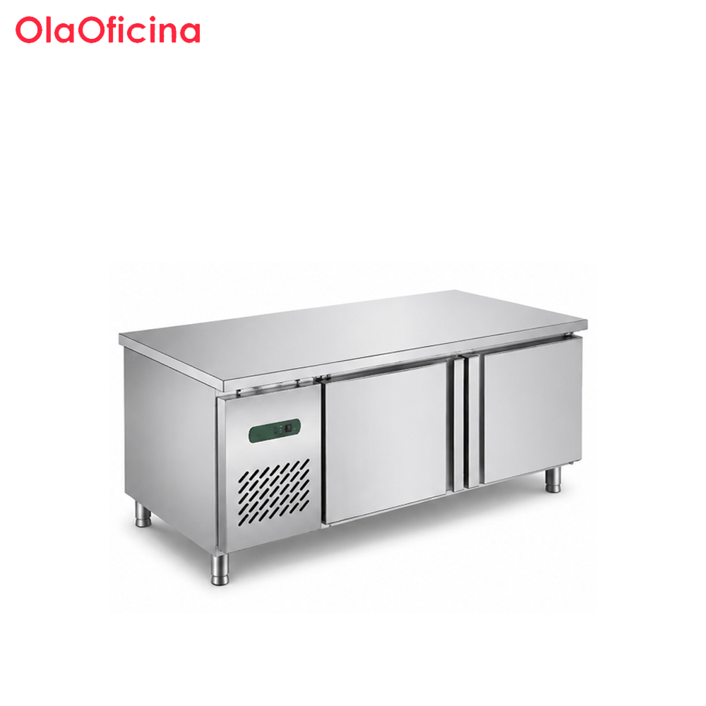 Commercial Deluxe Refrigerated Workbench | Stainless Steel Prep Table Refrigerator TC0.2L2T