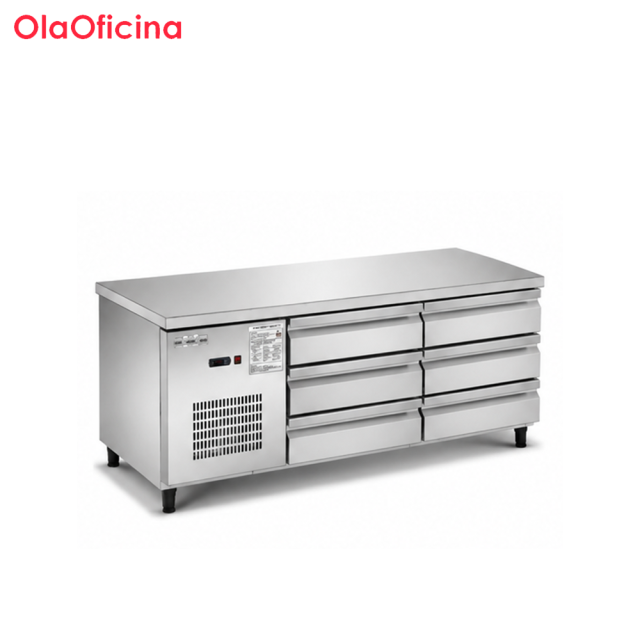 Commercial Air Cooled Drawer Cabinet | Stainless Steel Refrigerated Drawer Workbench TC0.4CT