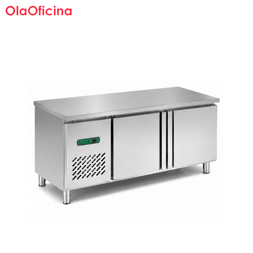Commercial Deluxe Refrigerated Workbench | Stainless Steel Under Counter Cooling Cabinet TC0.4L2GD