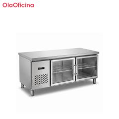 Commercial Deluxe Refrigerated Workbench | Stainless Steel Under Counter Cooling Cabinet TC0.4L2GB