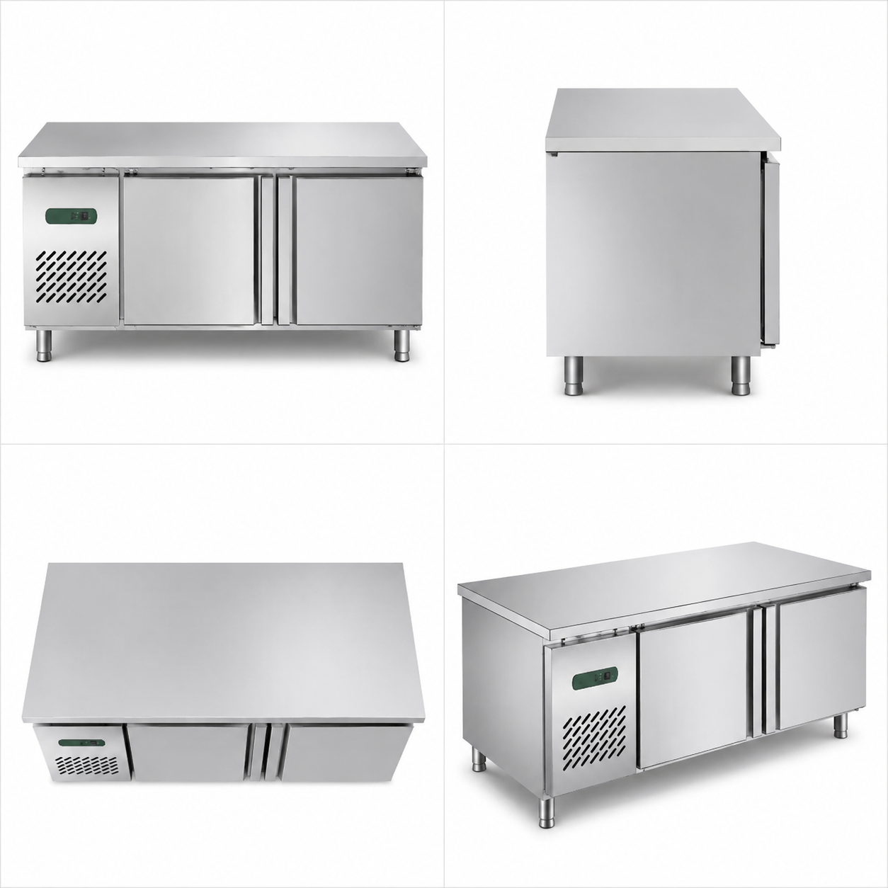 Commercial Deluxe Refrigerated Workbench | Stainless Steel Prep Table Refrigerator TC0.2L2T