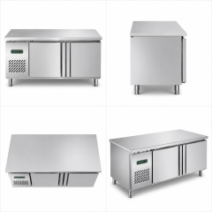 Commercial Deluxe Refrigerated Workbench | Stainless Steel Prep Table Refrigerator TC0.2L2T