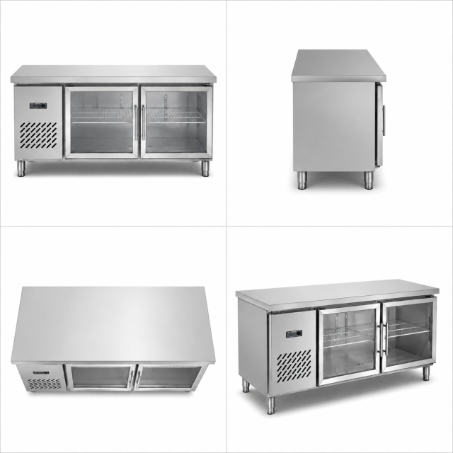 Commercial Deluxe Refrigerated Workbench | Stainless Steel Under Counter Cooling Cabinet TC0.4L2GB