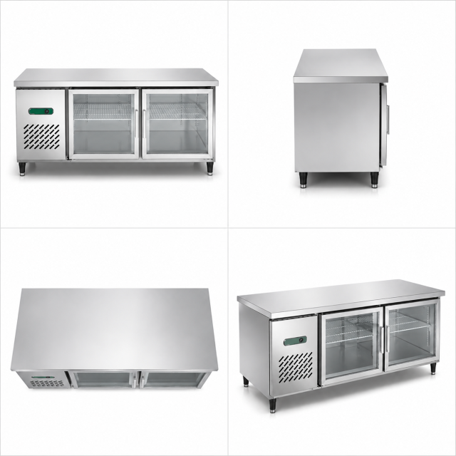 Commercial Deluxe Refrigerated Workbench | Stainless Steel Under Counter Cooling Cabinet TC0.4L2G