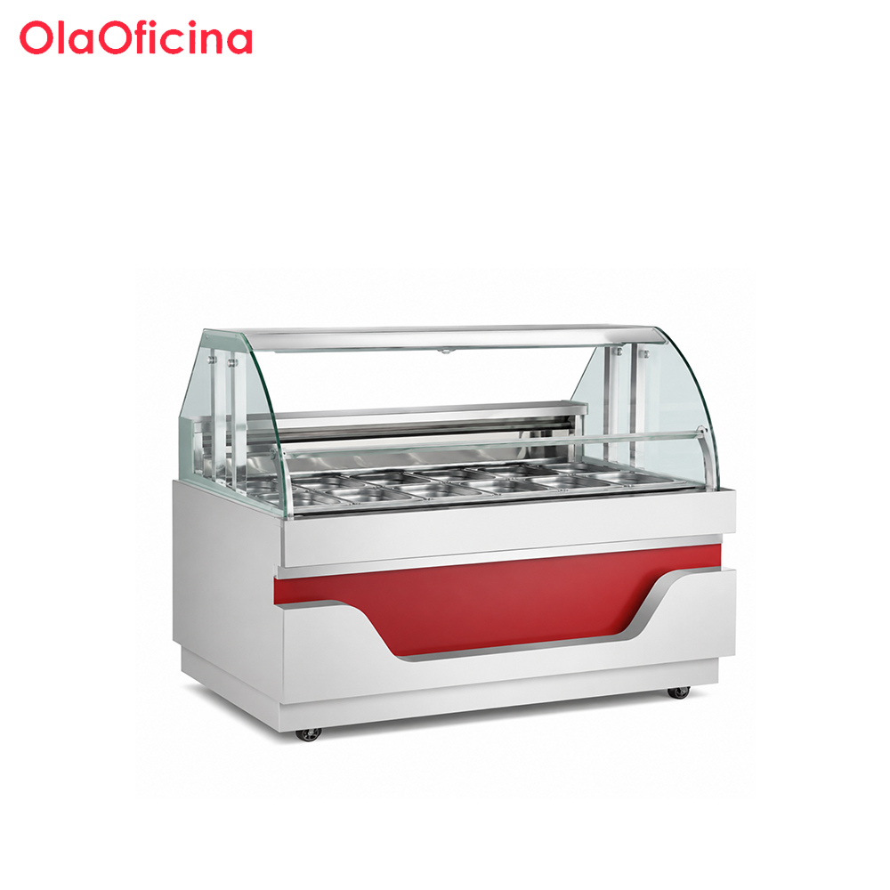Luxury Cooker Food Cabinet | Commercial Hot & Cold Food Display Counter SSG-1500 / SSG-1800
