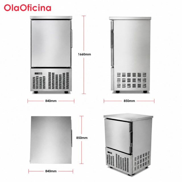 Commercial Blast Freezer | 3 Tray / 5 Tray / 10 Tray / 14-15 Tray Rapid Freezing Cabinet
