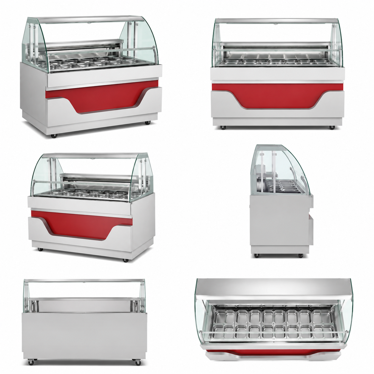 Luxury Cooker Food Cabinet | Commercial Hot & Cold Food Display Counter SSG-1500 / SSG-1800